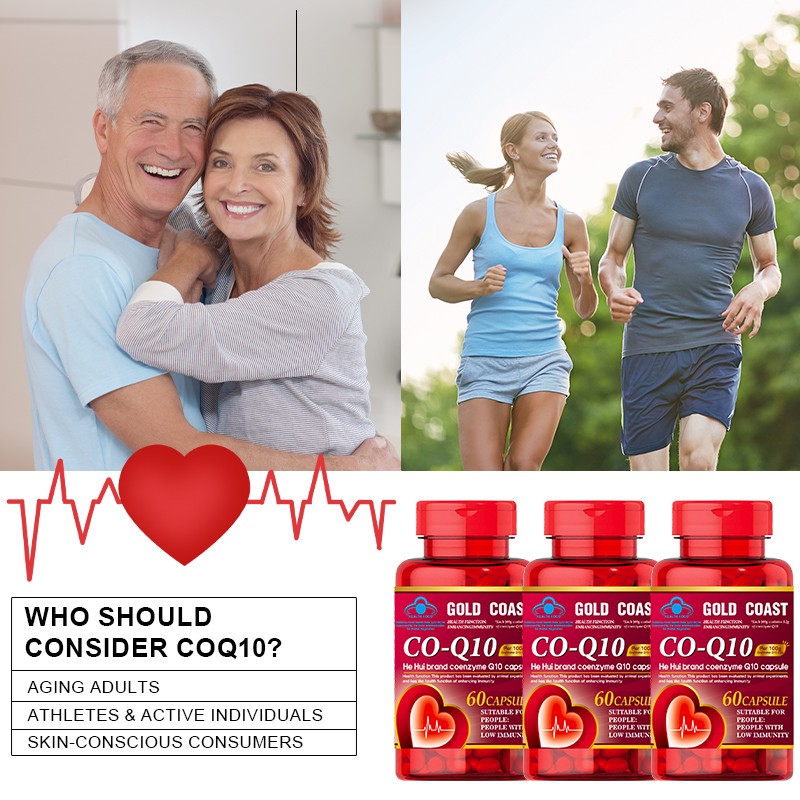 COQ10 Softgel Capsule Supplier - OEM Factory Supply Heart Health Custom Organic Enhanced