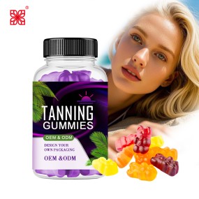 Tanning Gummies Supplier - OEM ODM Customized LOGO Flavor Organic Skin Care Astaxanthin
