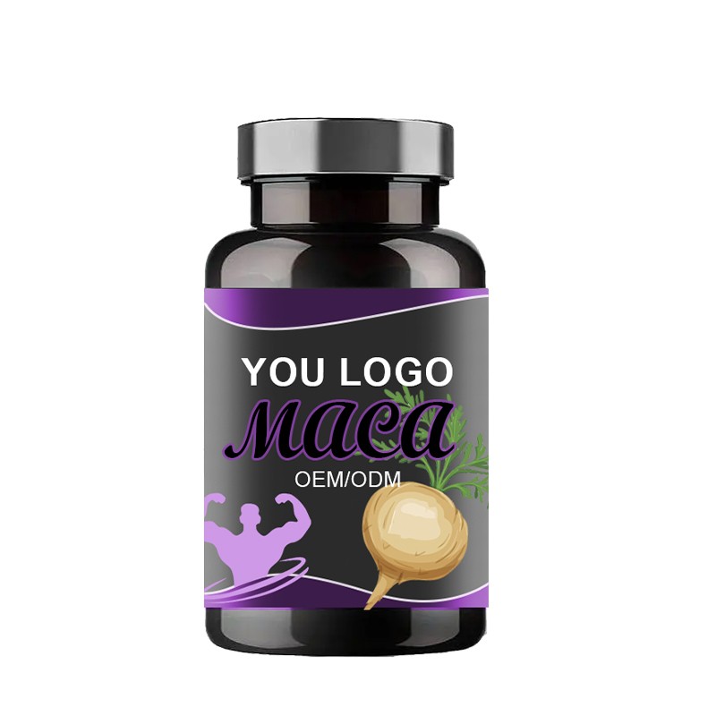 Maca Softgel Supplement Supplier - Herbal Maca Powder Root Capsule Male Enhancement
