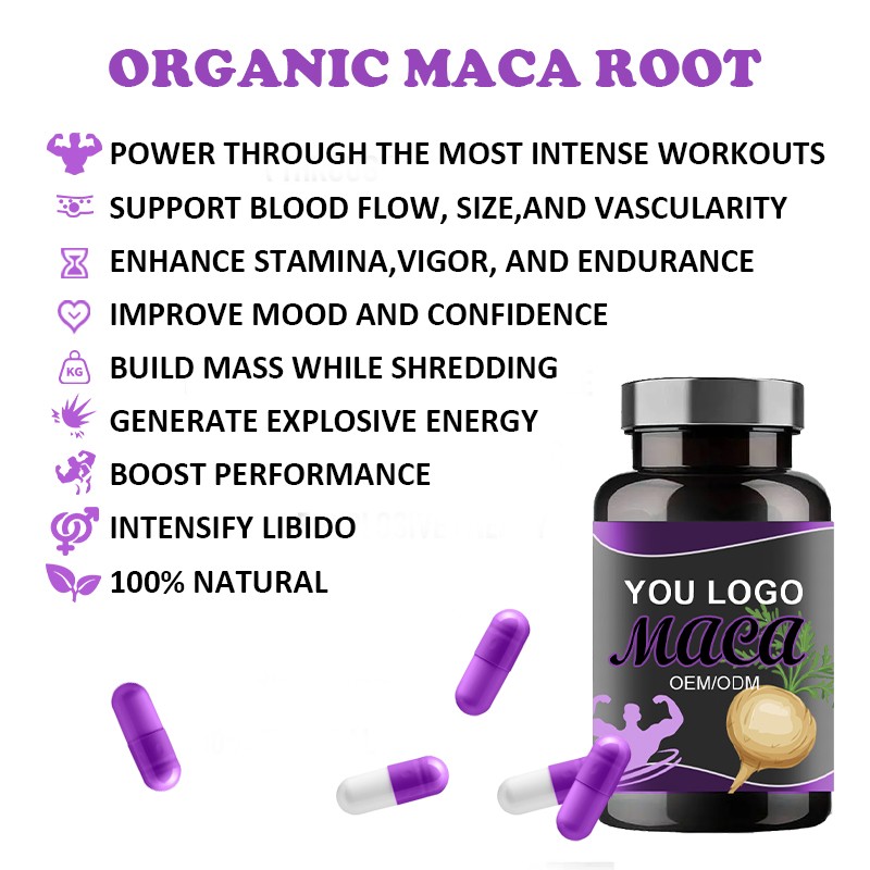 Organic Black Maca Capsules Factory - Customized Ultimate Butt Hips Enlargement Pills