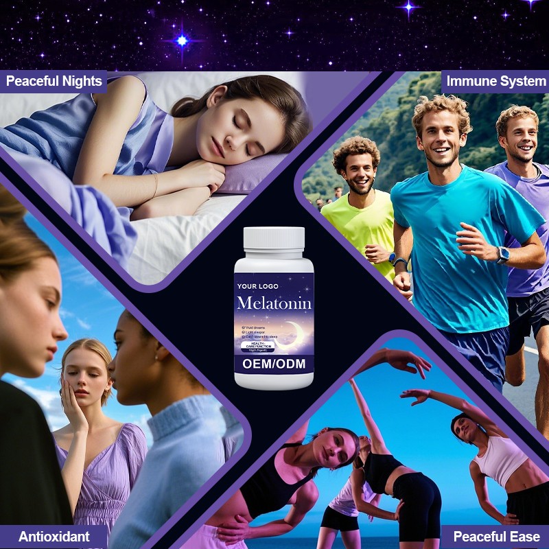 Melatonin Tablets Manufacturer - OEM 12mg Fast Dissolve Good Sleep Berry Flavor Non-GMO