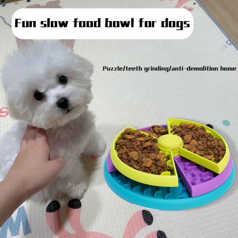 Slow Feeder Bowl Factory - 3-Layer Puzzle Rotary Feeder Lick Pads