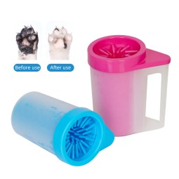 Pet Cleaning Brush Manufacturer - 2 in 1 Paw Cleaner Grooming Foot Washer