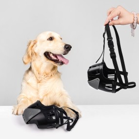 Dog Muzzle Manufacturer - Soft PE Basket Muzzle Prevent Biting Licking