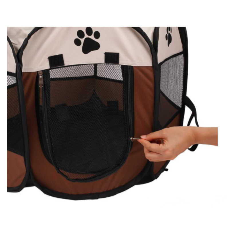 Pet Playpen Supplier - Oxford Cloth Foldable Collapsible Portable Cage