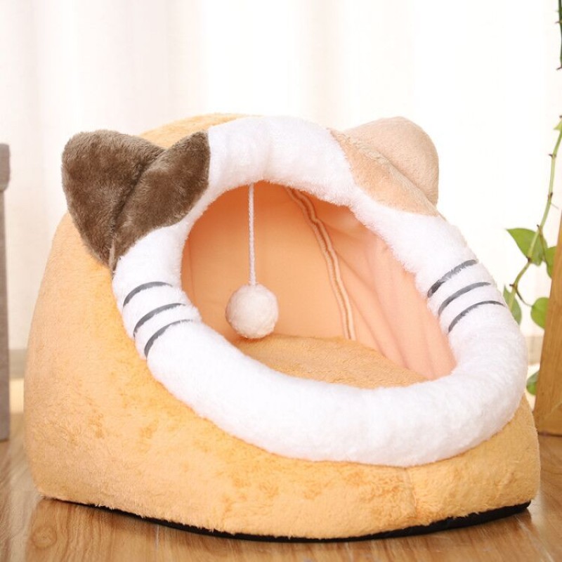Pet Bed Manufacturer - Custom Warm House with Ball Toys for Cats