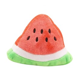 Plush Dog Toy Supplier - Watermelon Shaped Chew Toy Squeaker Wholesale
