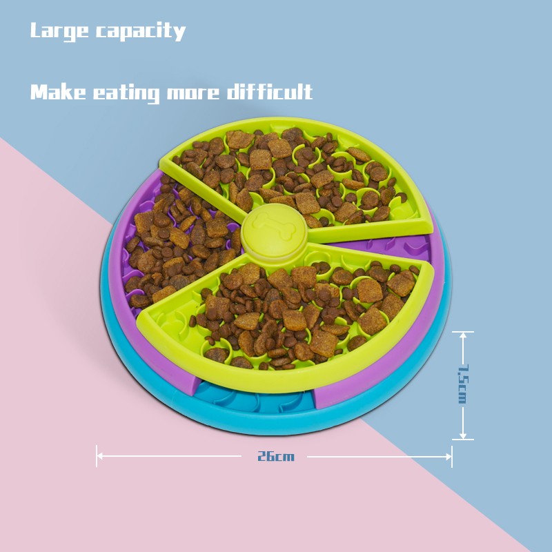 Slow Feeder Bowl Factory - 3-Layer Puzzle Rotary Feeder Lick Pads