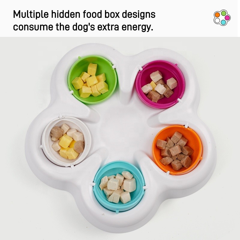 Pet IQ Training Bowl Supplier - 360 Degree Rotatable Puzzle Food Feeder