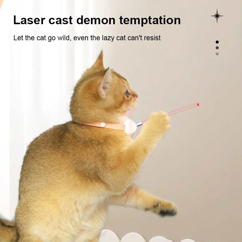 Cat Laser Collar Supplier - Interactive Laser Collar Toy for Cats