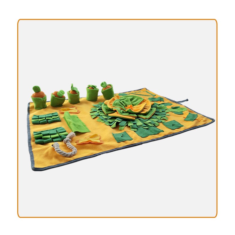 Pet Snuffle Mat Supplier - With Chew Radish Washable Training Foraging