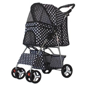 Pet Stroller Factory - Luxury Travel Folding Detachable Carrier Cart