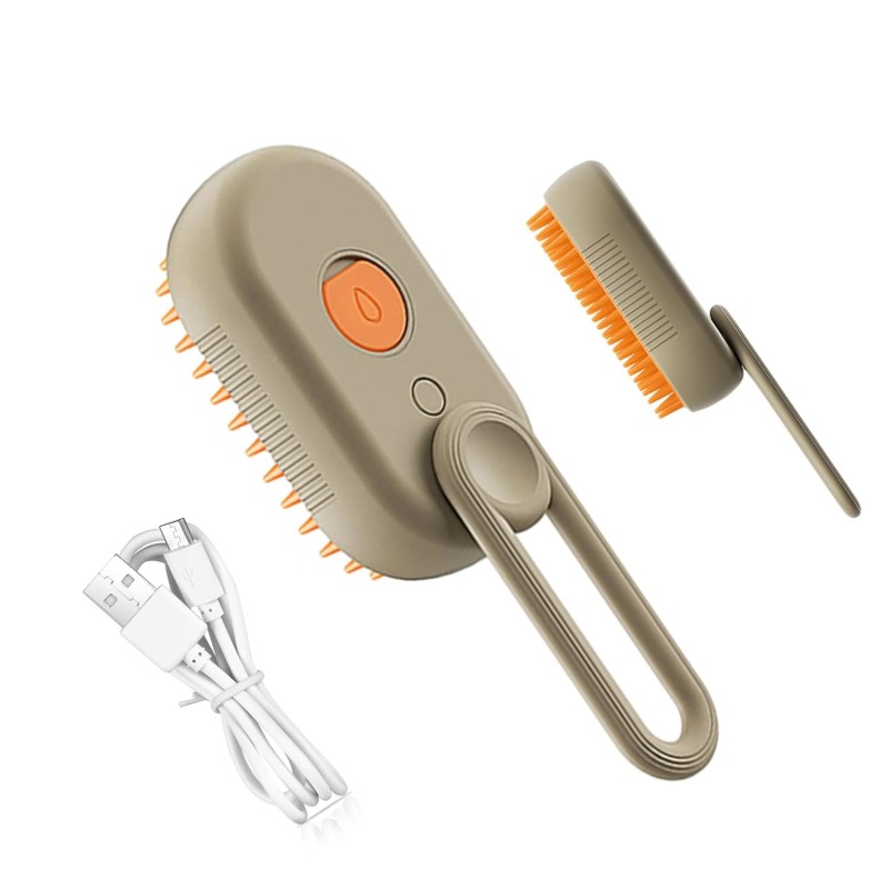 Electric Pet Brush Manufacturer - 3 in 1 Steamy Spray Massage Comb Steam