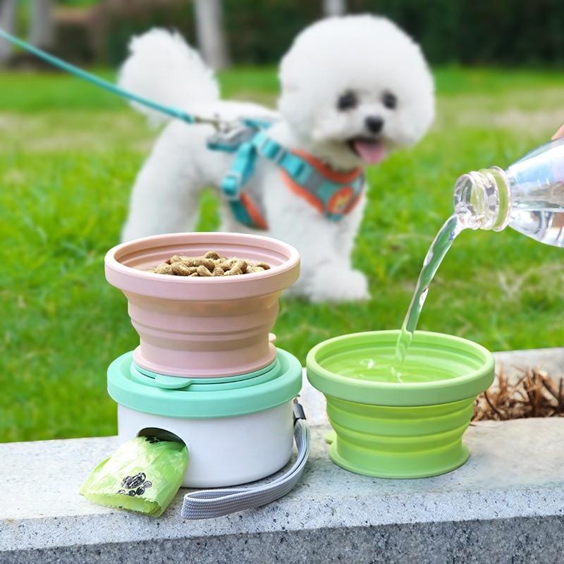 Pet Accessory Dispenser Factory - Outdoor 3-in-1 Water Bowl