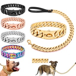 Dog Chain Collar Factory - Customized Gold Cuban Hip Hop