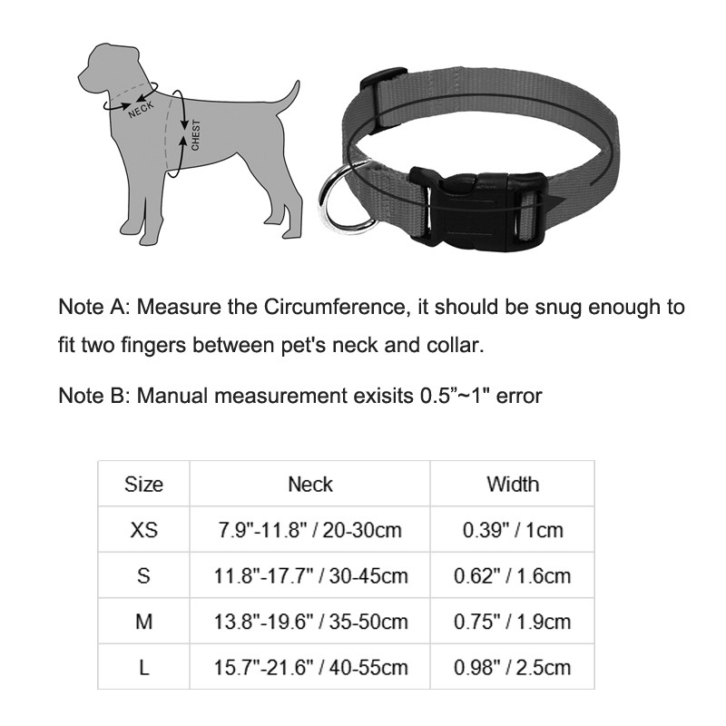 Pet Collar Factory - Adjustable Small Size Polyester Multi-Color