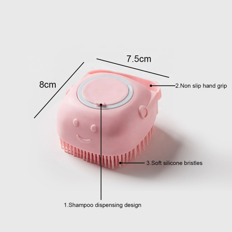Dog Shampoo Massager Supplier - Soft Silicone Bathroom Dispenser
