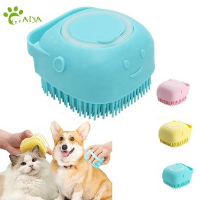 Pet Shampoo Dispenser Factory - Soft Silicone Massage Bath Brush