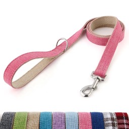 Dog Leash Factory - Solid Pattern Cotton Linen Soft Drawstring