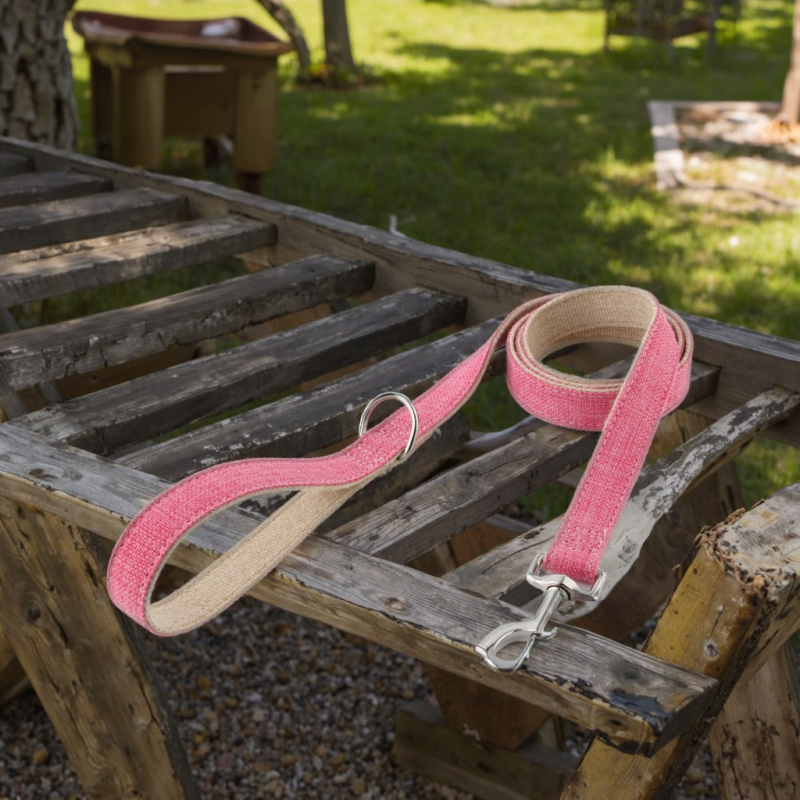 Dog Leash Factory - Solid Pattern Cotton Linen Soft Drawstring