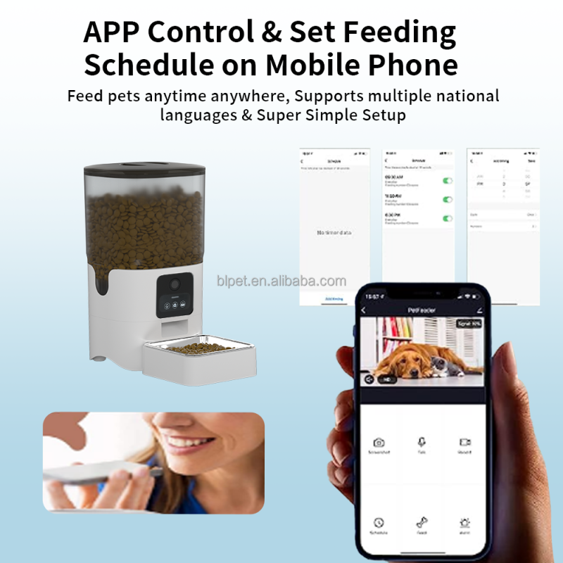 Slow Eat Cat Bowl Supplier - Automatic Feeder Dog Bowl Smart Dispenser