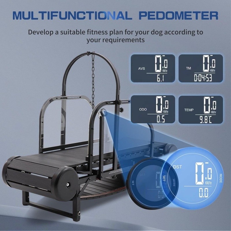Dog Treadmill Manufacturer - Adjustable Height Pedometer Brake Metal
