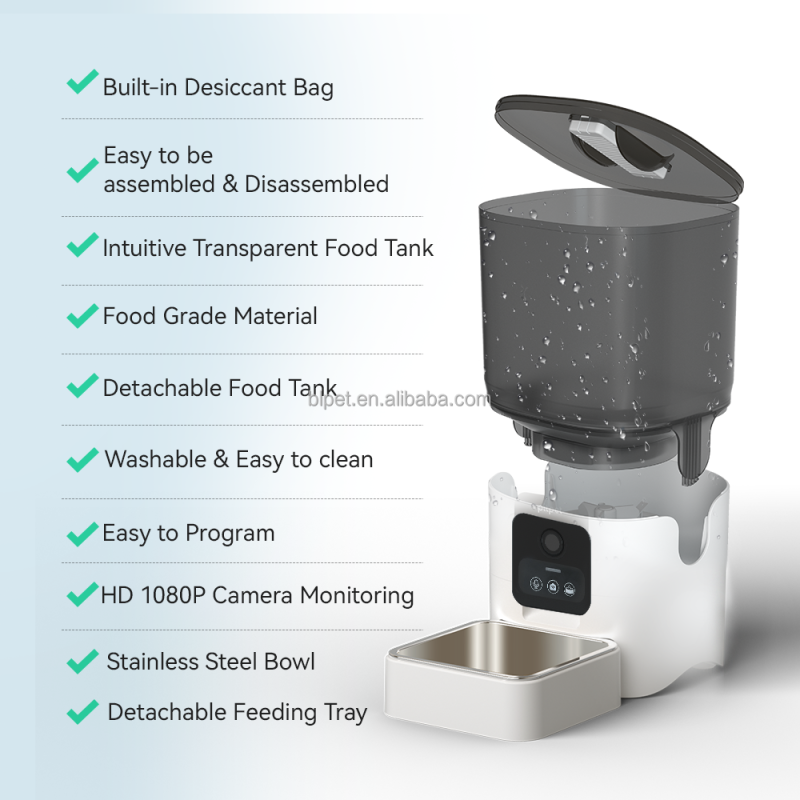 Slow Eat Cat Bowl Supplier - Automatic Feeder Dog Bowl Smart Dispenser