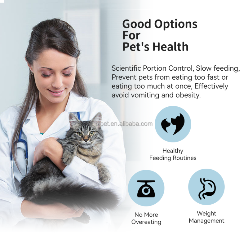 Slow Eat Cat Bowl Supplier - Automatic Feeder Dog Bowl Smart Dispenser