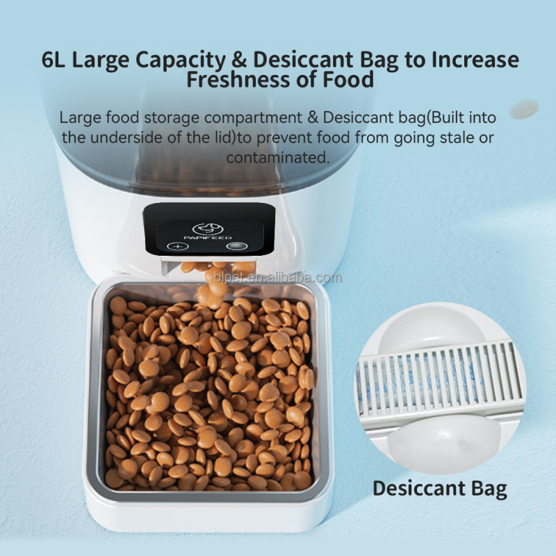 Pet Feeder Supplier - Intelligent Automatic Transparent Food Tank Bowl