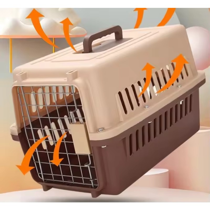 Pet Carrier Supplier - Colorful Plastic Small Animal Transport Shipping Cage