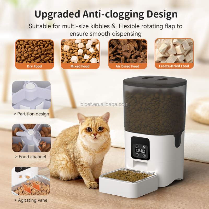 WiFi Cat Feeder Manufacturer - Remote APP Control 2.4GHz Network Feeder