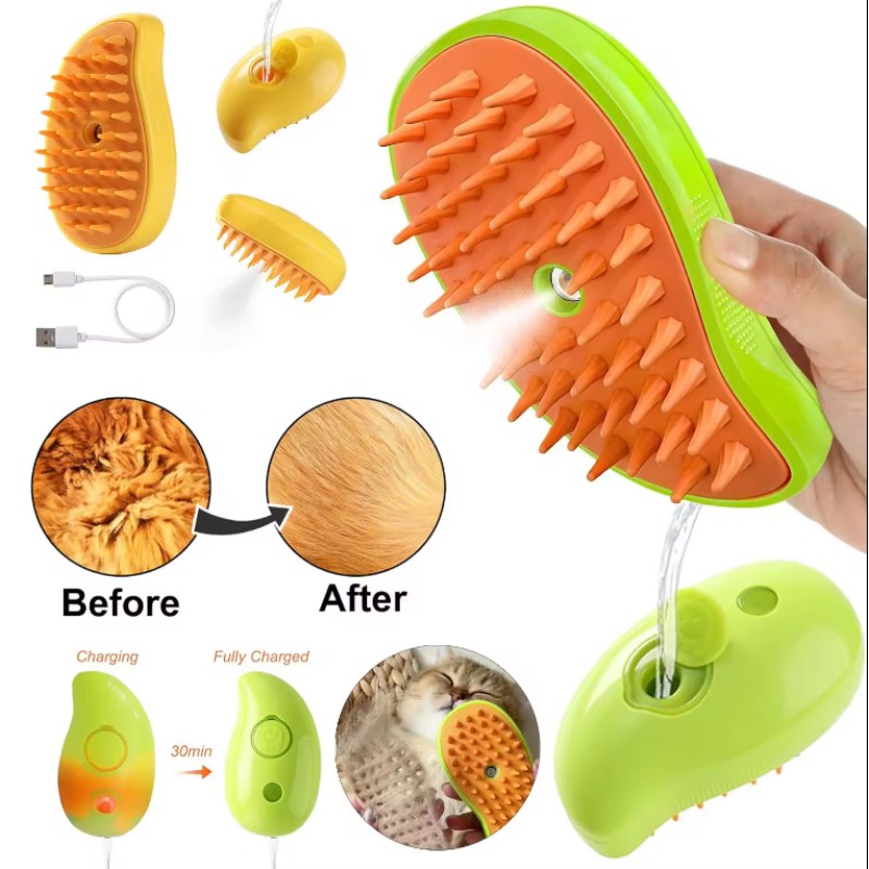 Pet Grooming Comb Supplier - Wholesales 3 in 1 Rechargeable Automatic