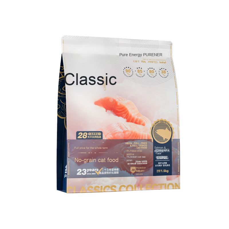 Cat Food Factory - PURENER Classic 10kg Grain-Free Salmon