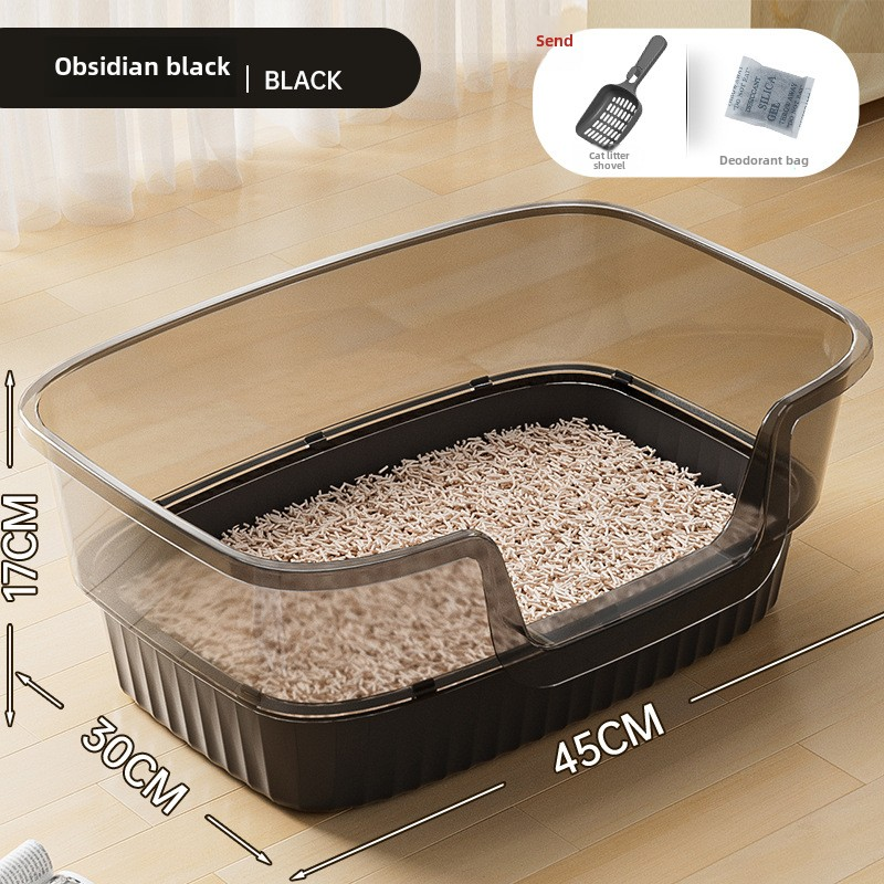 Easy Clean Litter Box Factory - Detachable Oversized Splash Proof Toilet