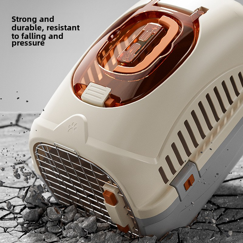 Portable Pet Carrier Factory - Detachable PP Plastic Ventilated Air Transport Box