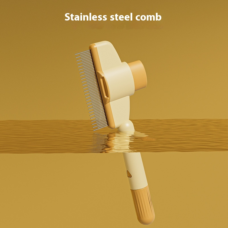 Self-Cleaning Pet Brush Supplier - Removes Tangles Hair Removal Cleaning Comb