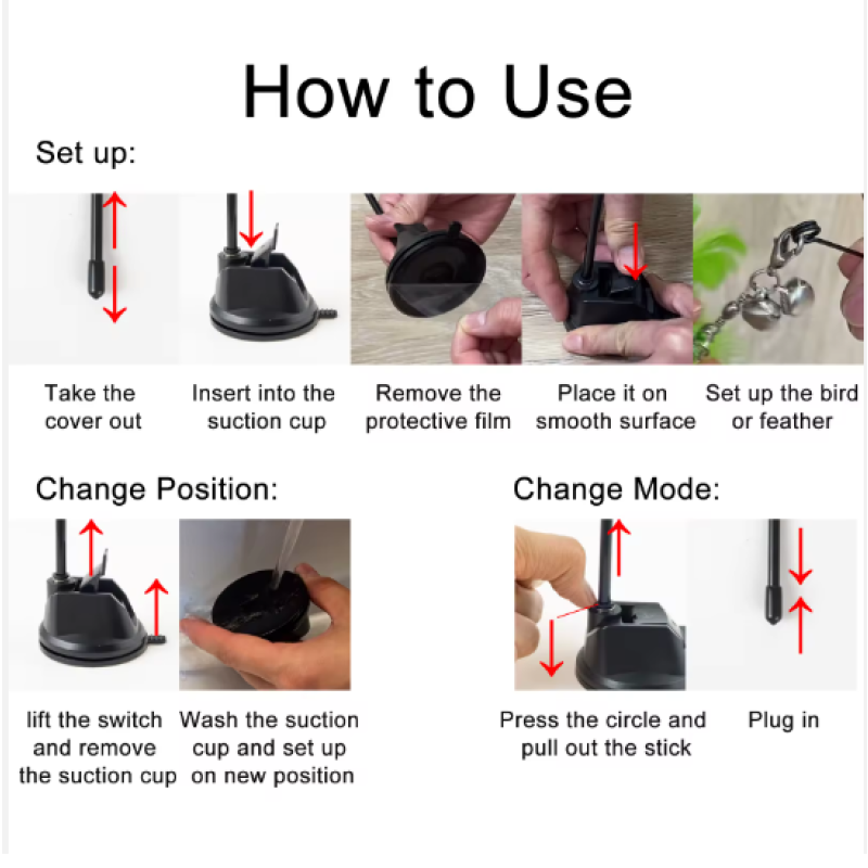 Flying Cat Toy Factory - 2025 New Arrival Interactive Teaser Pole