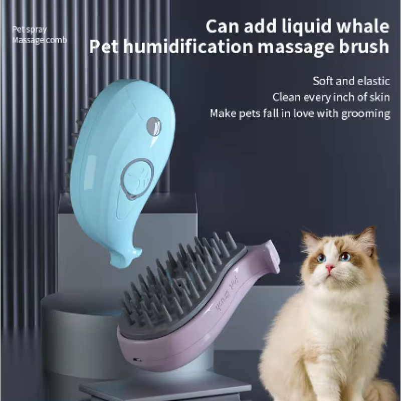 Pet Grooming Brush Factory - 2024 Multifunctional 3 in 1 Steamy