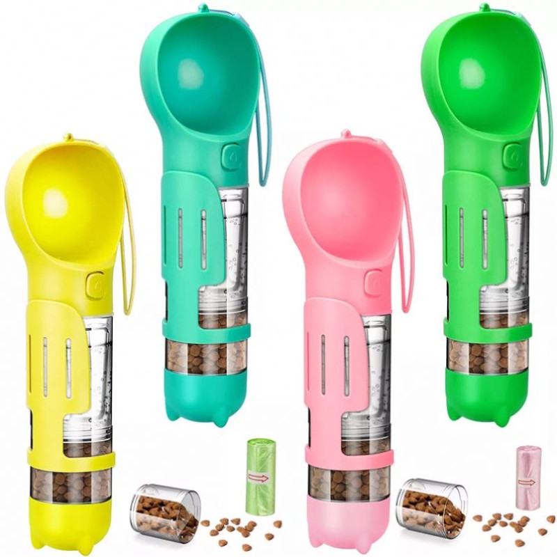 Dog Water Bottle Factory - 4 in 1 Portable Drinking Feeder