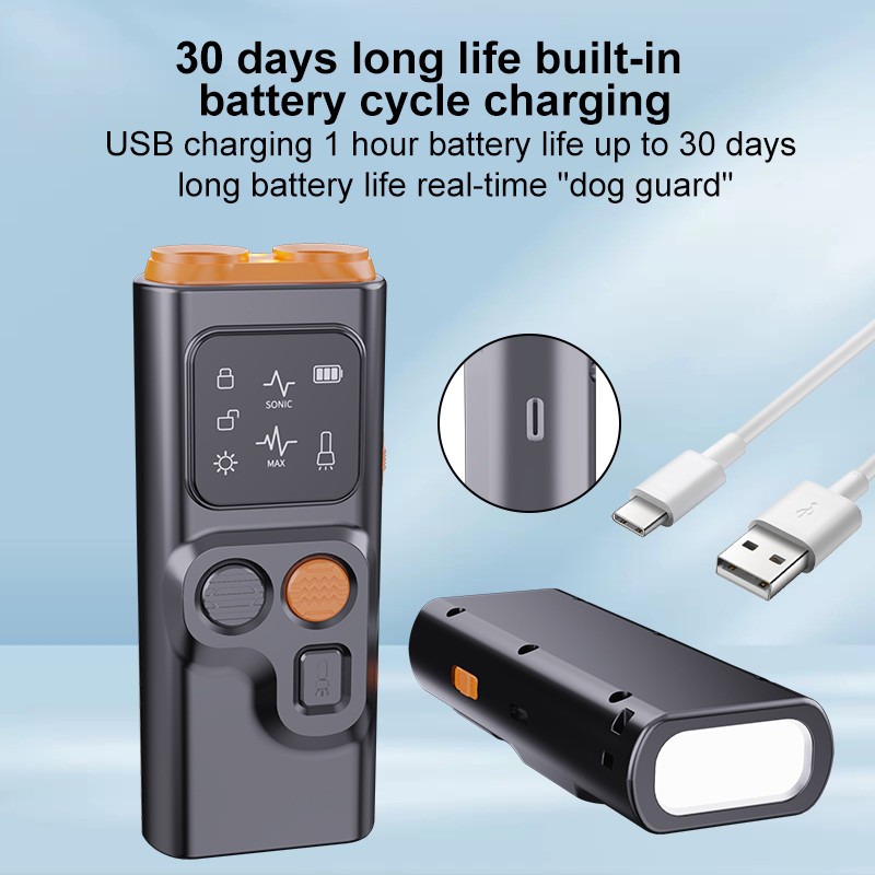 Dog Repeller Factory - USB Rechargeable Ultrasonic Flashlight