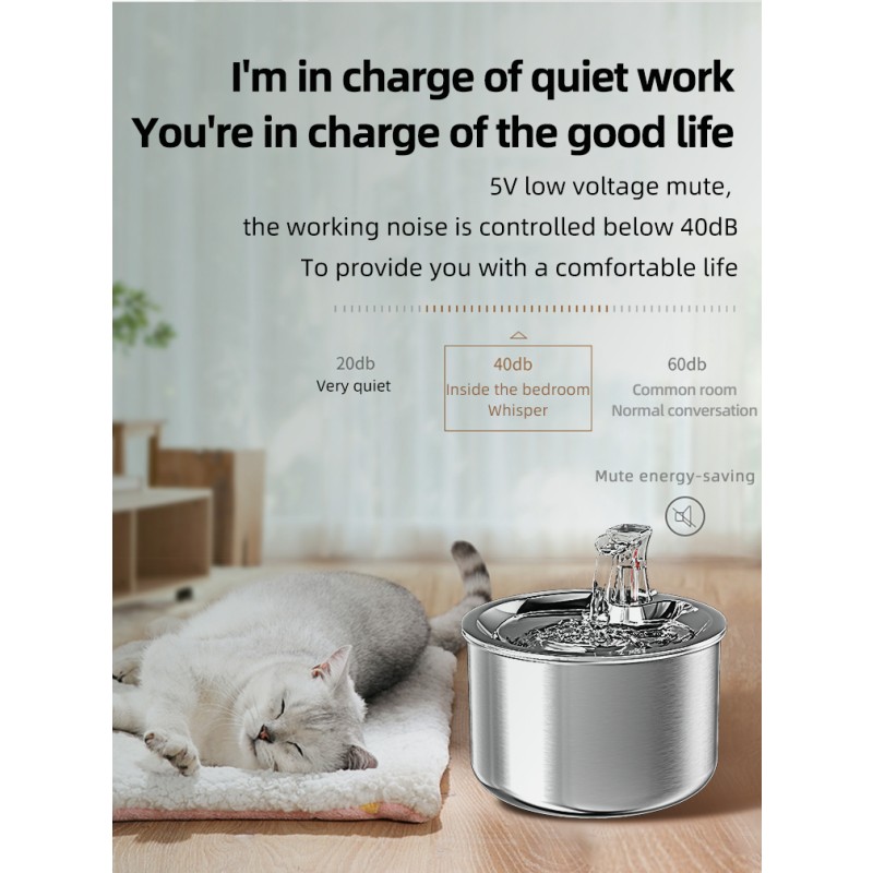 Pet Water Fountain Supplier - 2025 Wholesale Automatic Electric