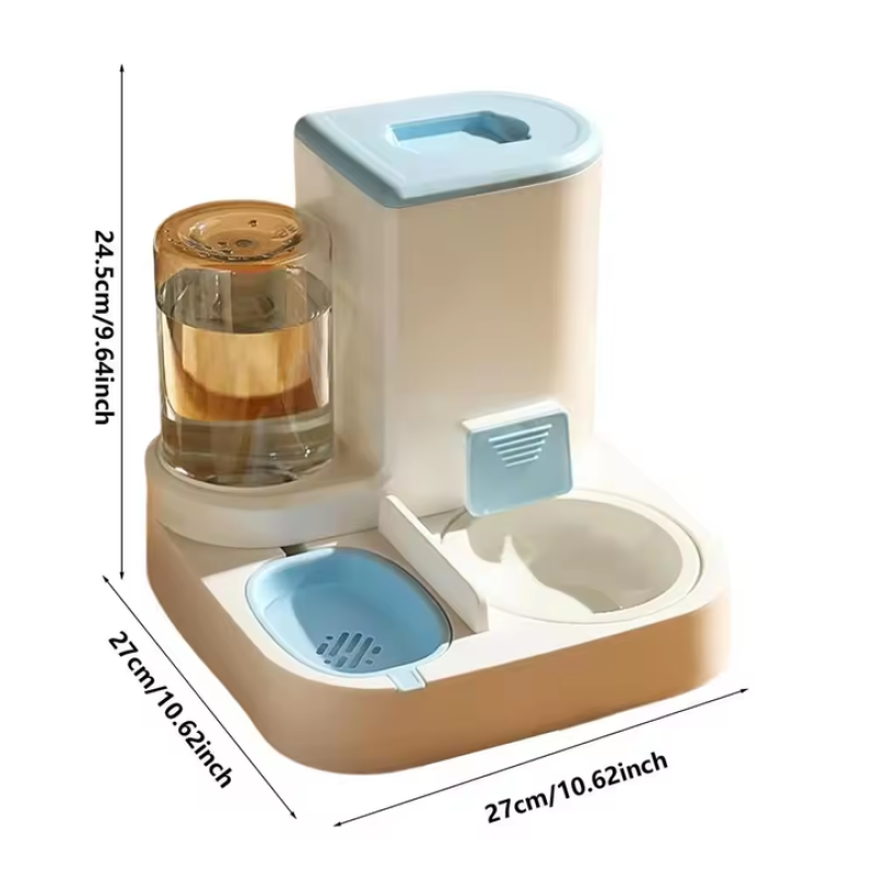 Automatic Pet Dispenser Supplier - 2 in 1 Food Water Fountain