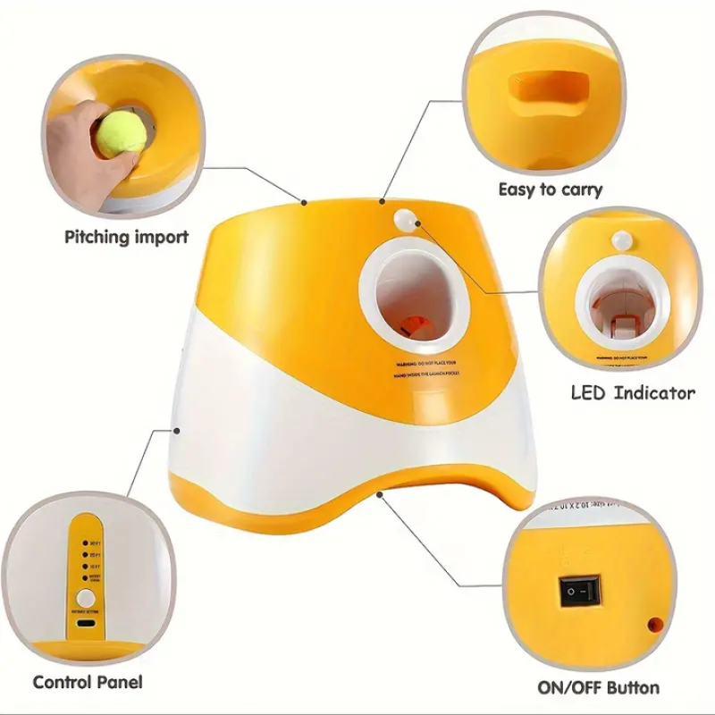 Automatic Tennis Ball Launcher Factory - Wholesale Outdoor Throwing