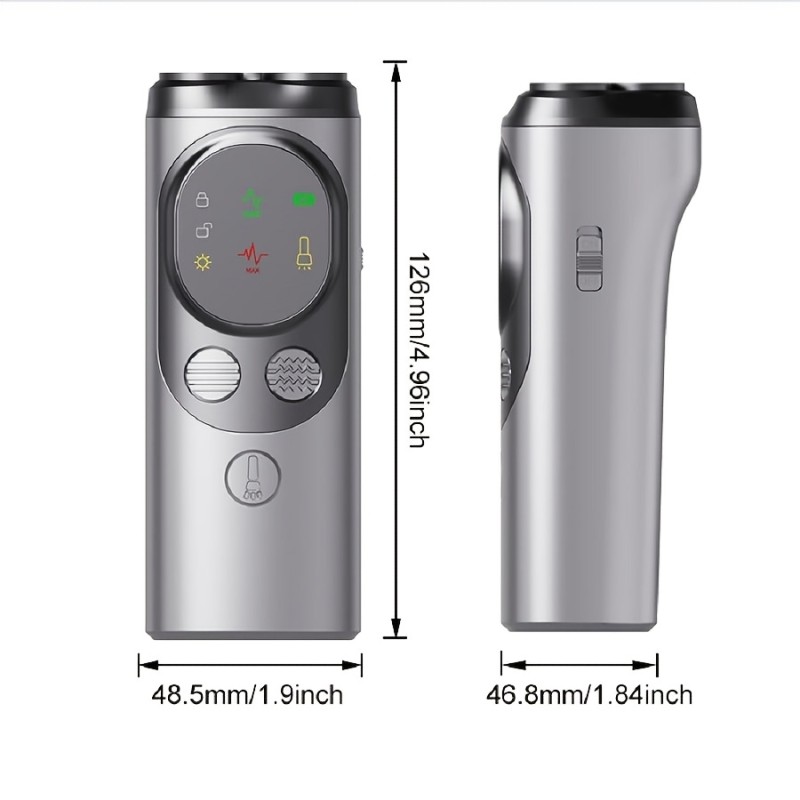 Ultrasonic Dog Deterrent Factory - Rechargeable 3X Head LED Light