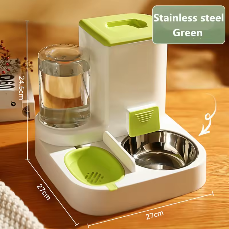Automatic Pet Dispenser Supplier - 2 in 1 Food Water Fountain