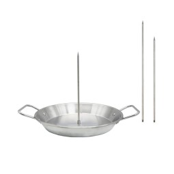 Al Pastor Skewer Supplier - Stainless Steel Vertical Stand with 3 Skewers