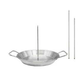 Al Pastor Skewer Supplier - Stainless Steel Vertical Stand with 3 Skewers