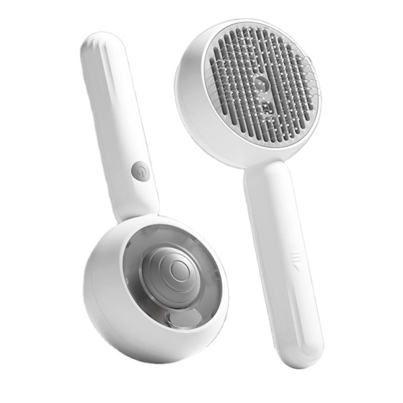 Pet Grooming Comb Supplier - Wholesale Round Soft Handle Steel Needle Brush