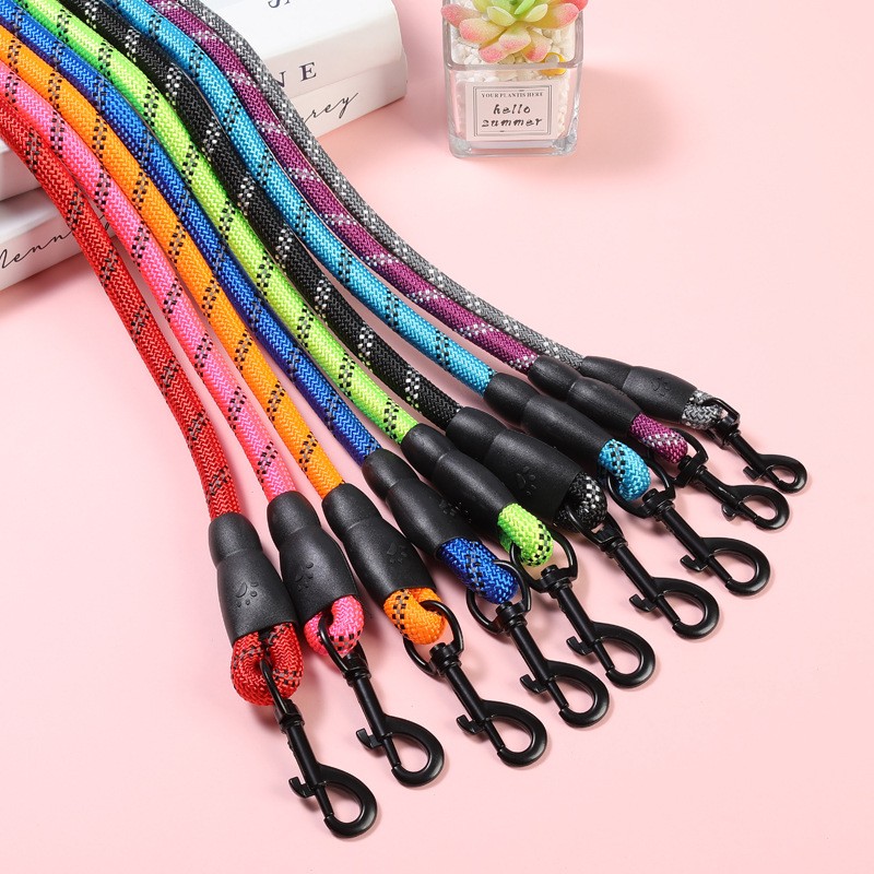 Reflective Dog Leash Factory - Comforting 8mm Rope Webbing Non Tangle