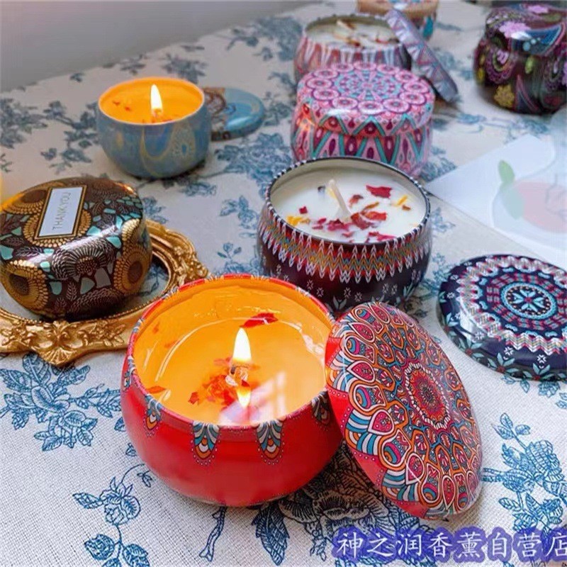 Aroma Tin Candles Factory - YOSHI Hot Sales Luxury Gift Set Natural Soy Wax